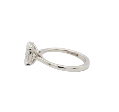 1.50ct Lab Grown Diamond & Platinum Solitaire Ring 5.0g