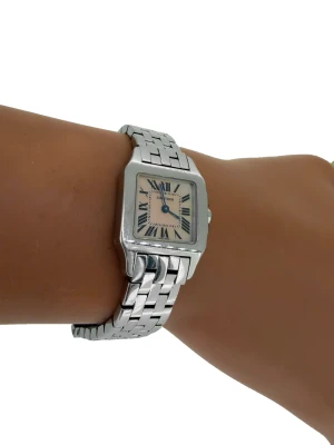 Cartier Demoiselle 20mm Stainless Steel & Pink Mother of Pearl (year 2013)
