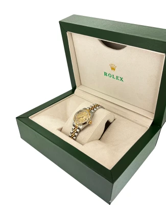 Rolex 26mm Datejust 18ct Gold/Stainless Steel Diamond 1987 Box & Papers