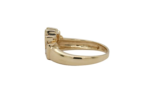 0.48ct Diamond & 14ct Gold Dress Ring 4.7g