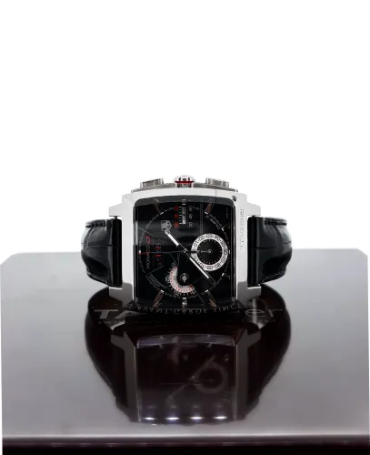 Tag Heuer Monaco Automatic Chronograph (2018 Box & Papers) Stainless Steel/Leather Model: CAL2110