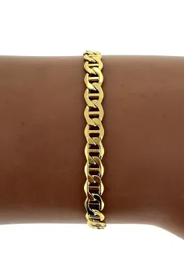 9ct Gold Fancy 5.0mm Bracelet 7.5inch