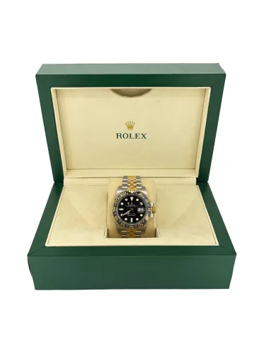 Rolex 40mm GMT Master 2 -ZOMBIE (2024 Box & Papers) 18ct Gold & Stainless Steel Model: 126713GRNR
