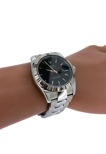 Rolex 36mm Datejust "Turn- o- Graph" 18ct White Gold & Stainless Steel 2006 Box & Papers Model: 116264