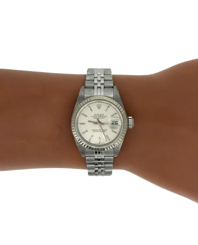 Rolex 26mm Datejust -18ct White Gold & Stainless Steel (2003 Box & Papers) Model:79174