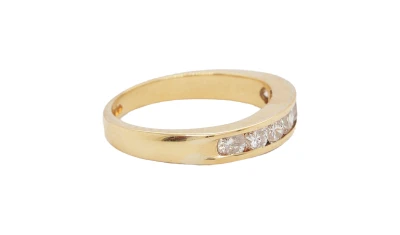 0.47ct Diamond & 18ct Gold Eternity/Wedding Band 2.5g