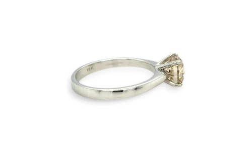 2.02ct Natural Diamond & 18ct White Gold Solitaire Ring 4.18g