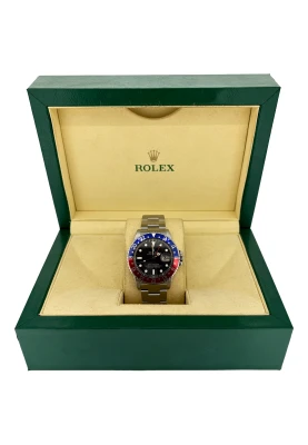 Rolex 40mm GMT Master "Pepsi" Stainless Steel Year 1966 - Model: 1675/0