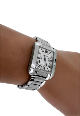 Cartier Tank Anglaise 23mm - Stainless Steel 2015 Box & Papers  Model : 3485