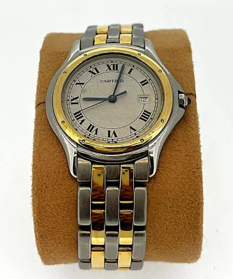 Cartier 24mm Panthere 18ct Gold/Stainless Steel Circa 1990 Model 19814