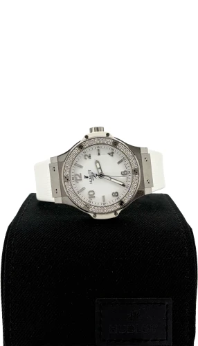 Hublot 38mm Big Bang Diamond ( Circa 2015) Stainless Steel/Rubber Model:361.SE.2010,RW.1104