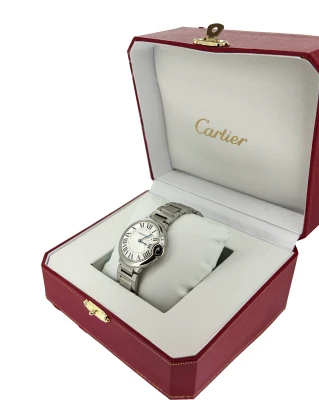 Cartier 36mm Balon Blue (2015 Box & Papers) Stainless Steel £3150