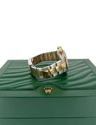 Rolex 40mm Daytona "Black Dial" 18ct Gold & Stainless Steel 2010 Box and Papers