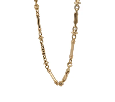 Solid 9ct Gold 4mm Fancy Chain 18 Inch 36.66g