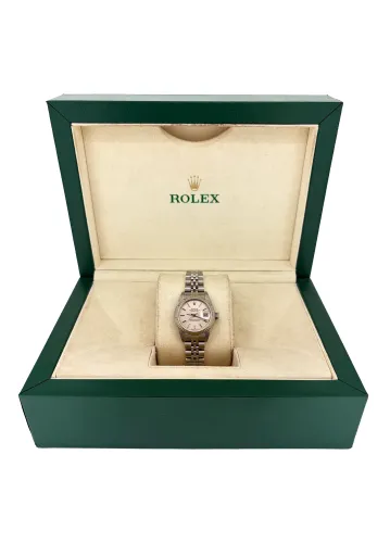 Rolex 26mm Datejust -18ct White Gold & Stainless Steel (2003 Box & Papers) Model:79174