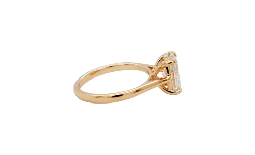 2.01ct Lab Grown Diamond & 9ct Gold Solitaire Ring 3.3g