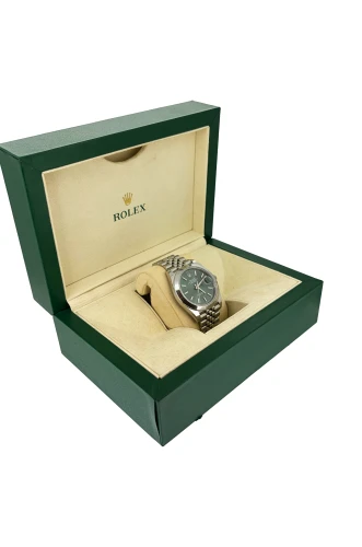 Rolex 41mm Datejust Green DIAL ( 2023 Box & Papers) Stainless Steel Model: 126300
