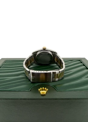 Rolex 34mm Oyster Date 18ct Gold/Stainless Steel Year 1969 AM Diamond Dial