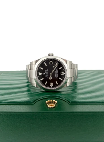 Rolex 39mm Explorer Stainless Steel 2019 Box & Papers Model: 214270