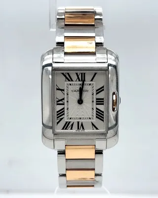 Cartier Anglaise 27mm - 18ct Gold & Stainless Steel 2016 Box & Papers Model: 3704
