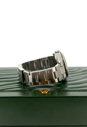 Rolex 36mm Oyster Non Date - Stainless Steel DIAMOND DIAL( 2008 Box & Papers) Model 116034