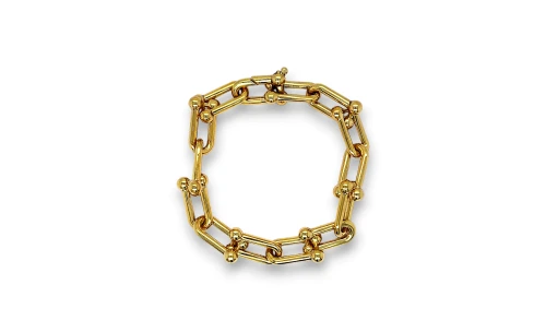 Solid 9ct Gold 11.00mm Fancy Link Bracelet-7.5Inch 12.97g