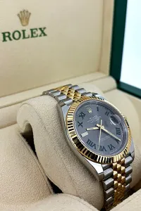 Rolex 41mm DateJust Wimbledon 18ct Gold & Stainless Steel 2026 Box & Papers