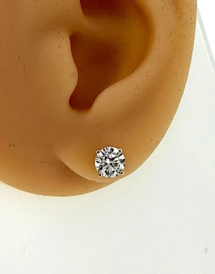 1.50ct Lab Grown Diamond & 9ct Gold Solitaire Stud Earrings