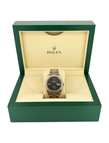 Rolex 41mm Datejust WIMBLEDON ( 2024 Box & Papers ) 18ct White Gold/Stainless Steel- Model: 126334