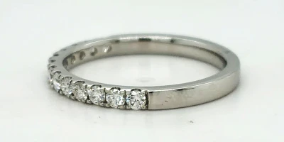 0.46ct Diamond & Platinum Eternity/Wedding Band 3.2g