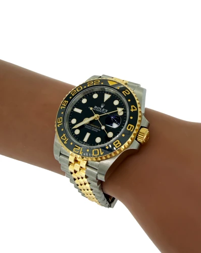 Rolex 40mm GMT Master 2 -ZOMBIE (2024 Box & Papers) 18ct Gold & Stainless Steel Model: 126713GRNR