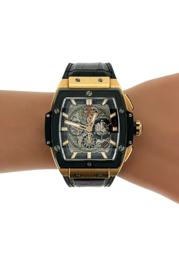 Hublot 45mm  " Spirit of Big Bang- 18ct Gold/Ceramic 2019 Box & Papers Model:601.OM.0183.LR