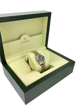 Rolex 26mm DateJust 18ct Gold/Stainless Steel DIAMOND 2007 Box & Papers Model:179173