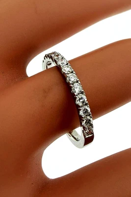 0.46ct Diamond & Platinum Eternity/Wedding Band 3.2g