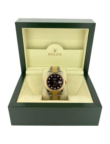 Rolex 41mm Datejust DIAMOND Dial -18ct Gold & Stainless Steel (2018 Box & Papers) Model: 126333