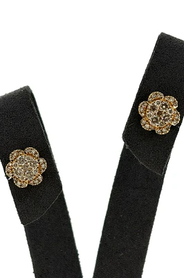 0.80ct Diamond & 14ct Gold Stud Earrings 2.3g