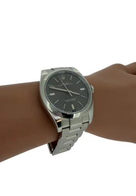 Rolex 39mm Oyster Perpetual (2016 Box & Papers) Stainless Steel