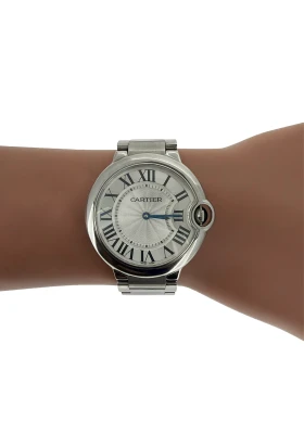 Cartier 36mm Balon Blue (2015 Box & Papers) Stainless Steel £3150