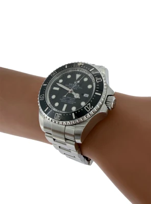 Rolex 44mm Sea Dweller DEEPSEA -Stainless Steel 2014 Box & Papers Model: 116660