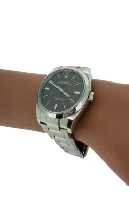 Rolex 39mm Oyster Perpetual (2016 Box & Papers) Stainless Steel