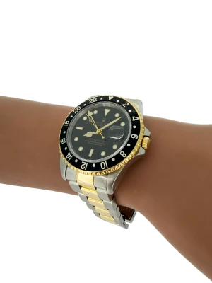 Rolex 40mm GMT Master 2 (Year 1991) 18ct Gold & Stainless Steel