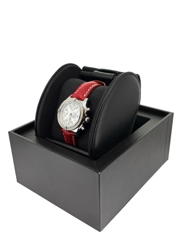Breitling 39mm Cockpit Automatic -Diamond Bezel (2011 Box & Papers) Stainless Steel & Leather - Model: A13358