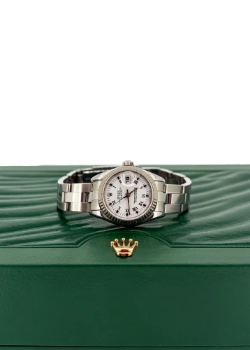 Rolex 26mm Datejust -18ct White Gold & Stainless Steel (1996 Box & Papers) Model:69174