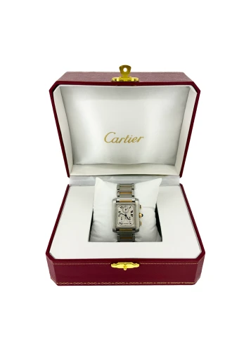Cartier Tank Francaise Chronograph - 18ct Gold & Stainless Steel (1998 Box & Papers) Model: 2303