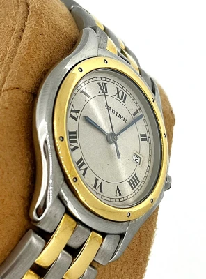 Cartier 24mm Panthere 18ct Gold/Stainless Steel Circa 1990 Model 19814