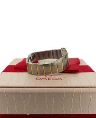 Omega Constellation 28mm - 18ct Gold & Stainless Steel- Mother of Pearl & Diamond 2019 Box & Papers