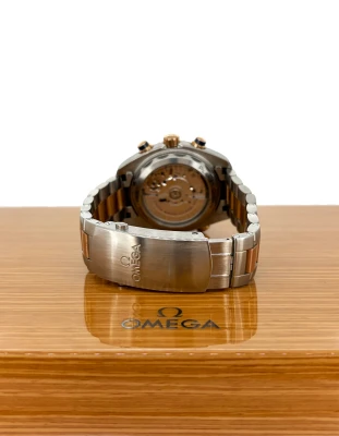 Omega 46mm Seamaster Planet 18ct Gold & Stainless Steel 2016 Box & Papers