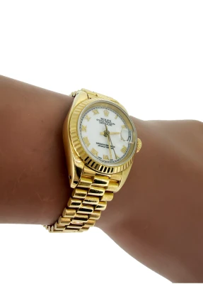 Rolex 26mm Date-Just ( Year 1983) 18ct Gold Model: 69178