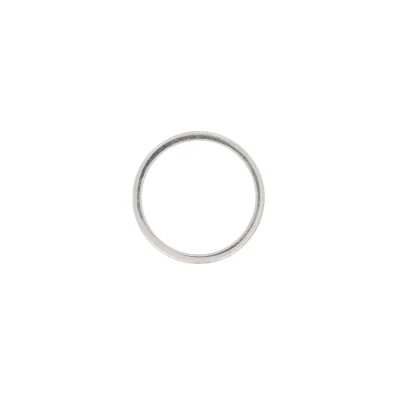 9ct White Gold 2mm Slight Court Wedding Band 1.8g
