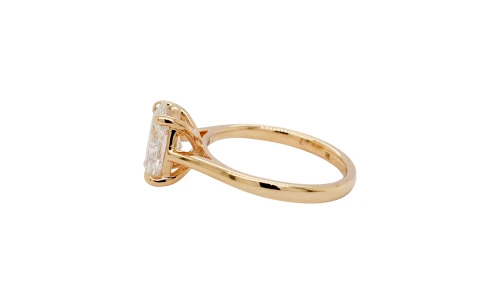 2.01ct Lab Grown Diamond & 9ct Gold Solitaire Ring 3.3g